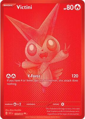 Victini - 172/086 card from SV: White Flare