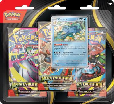 Mega Evolution 3 Pack Blister [Golduck] card from ME01: Mega Evolution