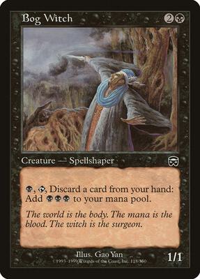 Bog Witch card from Mercadian Masques