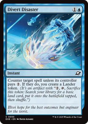 Divert Disaster card from Edge of Eternities