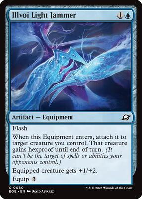 Illvoi Light Jammer card from Edge of Eternities