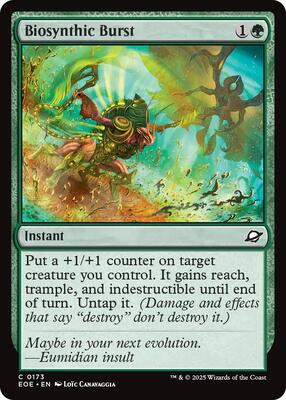 Biosynthic Burst card from Edge of Eternities
