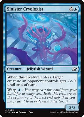 Sinister Cryologist card from Edge of Eternities
