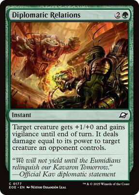 Diplomatic Relations card from Edge of Eternities