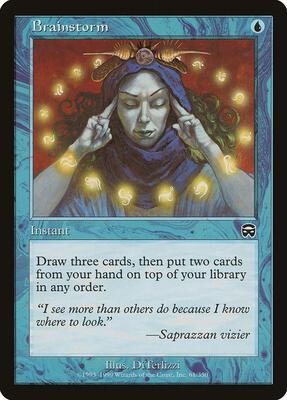 Brainstorm card from Mercadian Masques