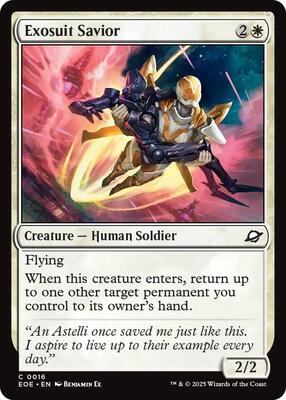 Exosuit Savior card from Edge of Eternities