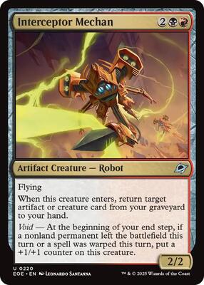 Interceptor Mechan card from Edge of Eternities