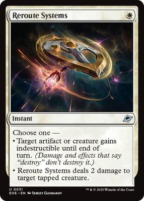 Reroute Systems card from Edge of Eternities