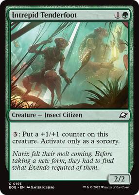 Intrepid Tenderfoot card from Edge of Eternities