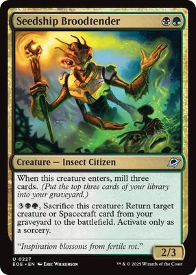 Seedship Broodtender card from Edge of Eternities