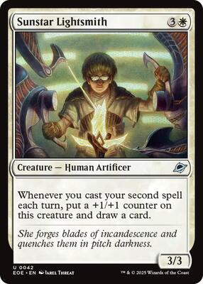 Sunstar Lightsmith card from Edge of Eternities