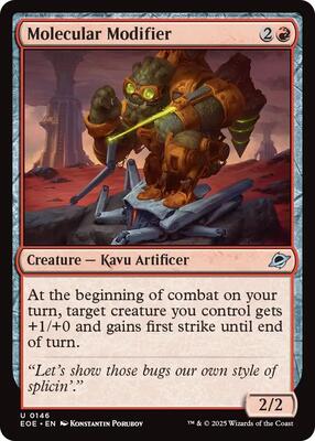Molecular Modifier card from Edge of Eternities