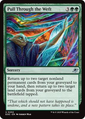 Pull Through the Weft card from Edge of Eternities