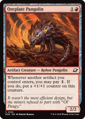 Oreplate Pangolin card from Edge of Eternities