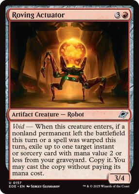 Roving Actuator card from Edge of Eternities