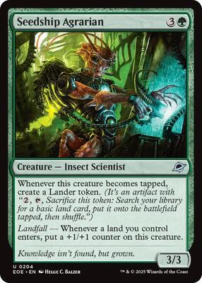 Seedship Agrarian card from Edge of Eternities