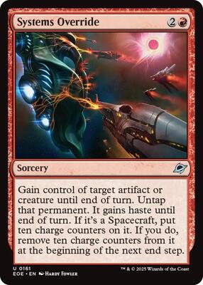 Systems Override card from Edge of Eternities
