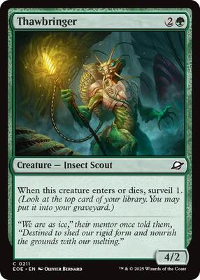Thawbringer card from Edge of Eternities