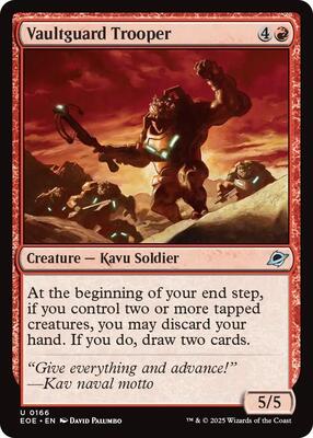 Vaultguard Trooper card from Edge of Eternities