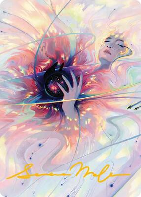 Beyond the Quiet Art Card (Gold-Stamped Signature) card from Art Series: Edge of Eternities