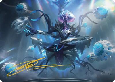 Mm'menon, the Right Hand Art Card (Gold-Stamped Signature) card from Art Series: Edge of Eternities
