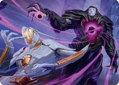 Lightless Evangel Art Card card from Art Series: Edge of Eternities