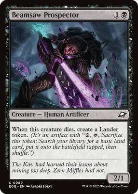 Beamsaw Prospector card from Edge of Eternities