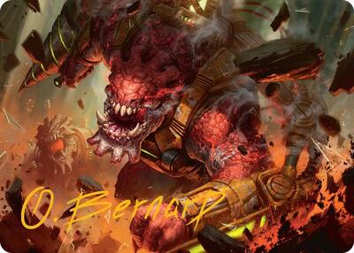 Full Bore Art Card (Gold-Stamped Signature) card from Art Series: Edge of Eternities