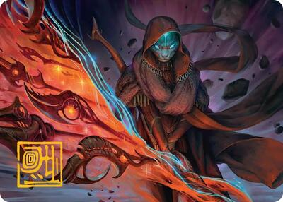Weftstalker Ardent Art Card (Gold-Stamped Signature) card from Art Series: Edge of Eternities