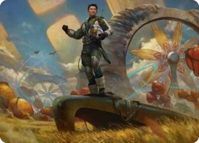 Galactic Wayfarer Art Card card from Art Series: Edge of Eternities