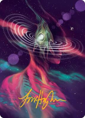 Terrasymbiosis Art Card (Gold-Stamped Signature) card from Art Series: Edge of Eternities