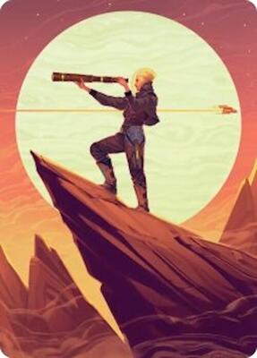 Sami, Wildcat Captain Art Card card from Art Series: Edge of Eternities