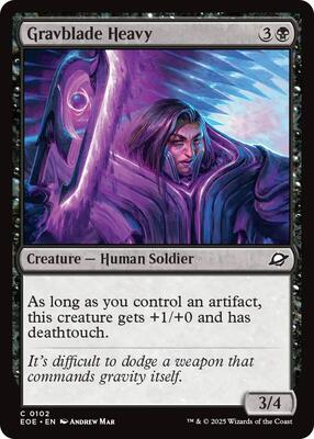 Gravblade Heavy card from Edge of Eternities