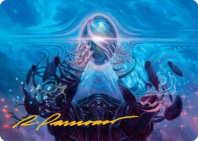 The Endstone Art Card (Gold-Stamped Signature) card from Art Series: Edge of Eternities