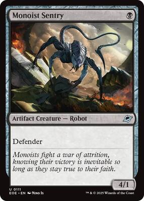 Monoist Sentry card from Edge of Eternities