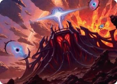 Secluded Starforge Art Card card from Art Series: Edge of Eternities