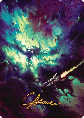 Blinkmoth Nexus Art Card (Gold-Stamped Signature) card from Art Series: Edge of Eternities