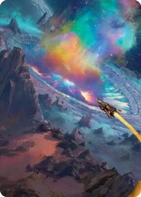 Meteor Crater Art Card card from Art Series: Edge of Eternities
