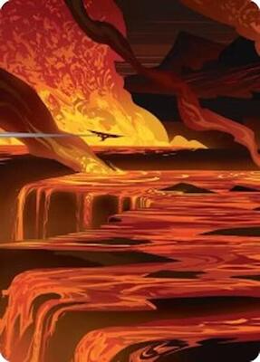 Blast Zone Art Card card from Art Series: Edge of Eternities