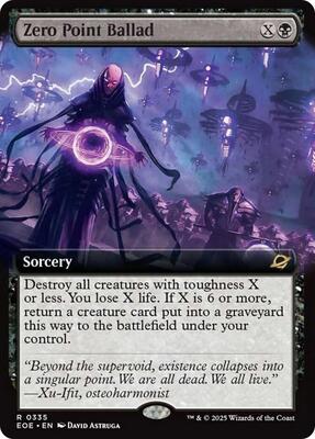 Zero Point Ballad (Extended Art) card from Edge of Eternities