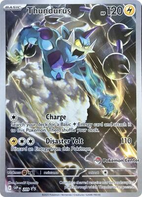 Thundurus - 209 (Pokemon Center Exclusive) card from SV: Scarlet & Violet Promo Cards