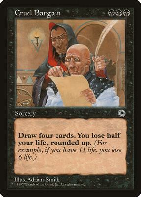 Cruel Bargain card from Portal