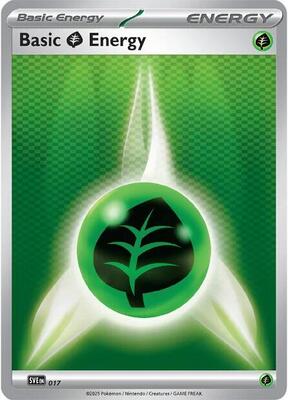 Basic Grass Energy - 017 card from SVE: Scarlet & Violet Energies