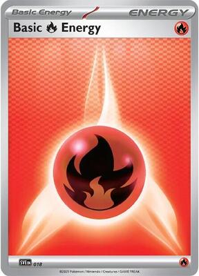 Basic Fire Energy - 018 card from SVE: Scarlet & Violet Energies