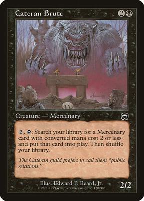 Cateran Brute card from Mercadian Masques