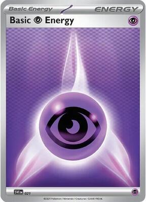 Basic Psychic Energy - 021 card from SVE: Scarlet & Violet Energies