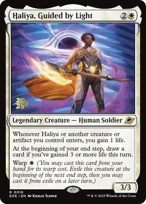 Haliya, Guided by Light card from Prerelease Cards