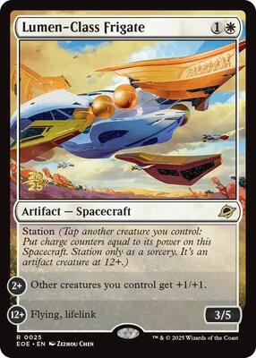 Lumen-Class Frigate card from Prerelease Cards