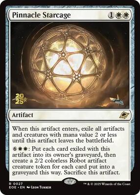 Pinnacle Starcage card from Prerelease Cards