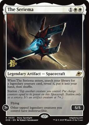 The Seriema card from Prerelease Cards